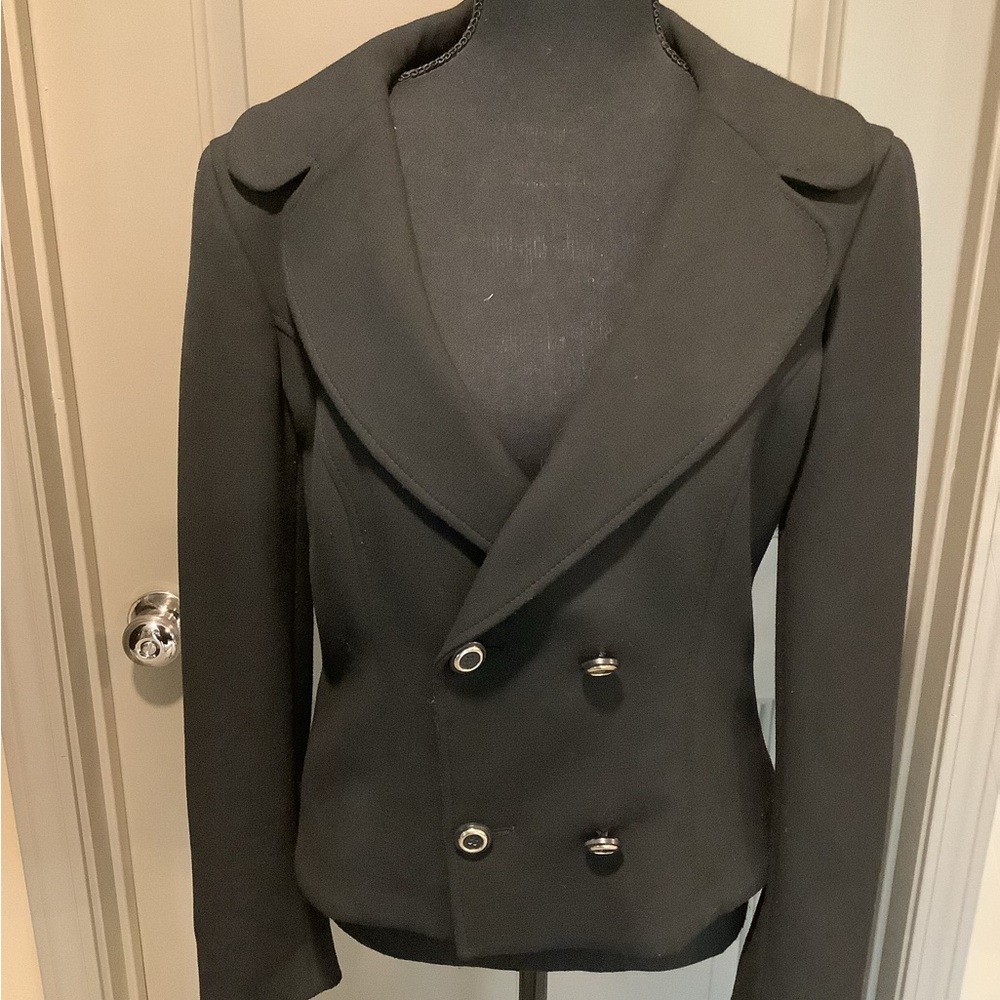 EUC Vintage Dolce & Gabbana 2001 - 2010 size 32/46 US 12-14 Black Woman’s blazer